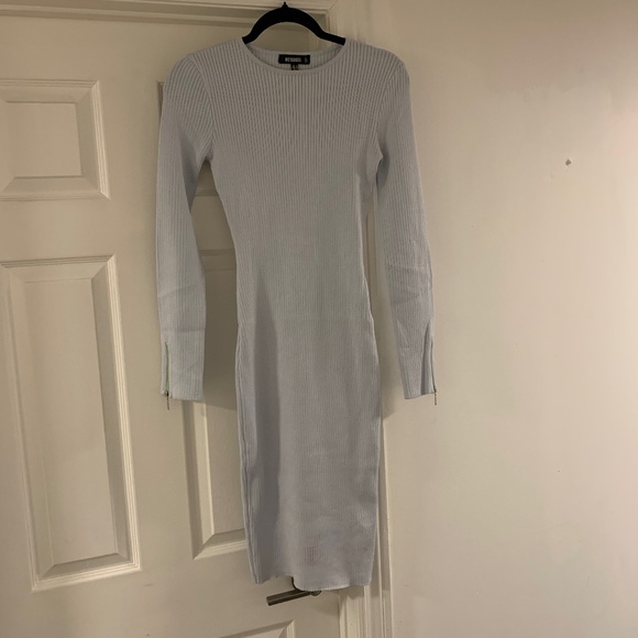 New • Light Blue BodyCon Dress - Picture 1 of 5
